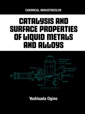 cover image of Catalysis and Surface Properties of Liquid Metals and Alloys